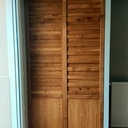 Portes coulissantes en chêne