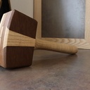 Maillet double queue d'aronde