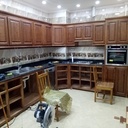 Cuisine en pin d'oregon