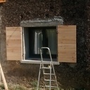 Volets battants en parquet