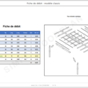 Plans d'une petite pergola adossée plate 3 x 2,5 m ; 16 pages