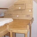 Escalier avec mezzanine