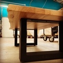 Table basse en platane