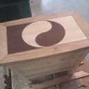 Table basse en arétier