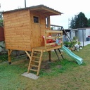 Deux cabanes pour mes petits enfants