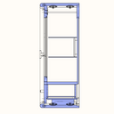 Vitrine d'inspiration Art Déco