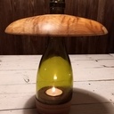 Photophore champignon chasse moustiques