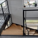 Escalier bois métal