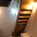 Petit escalier chêne