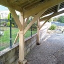 Carport en chataîgnier