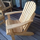 Fauteuil Adirondack pliant