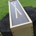 Boîte pour aiguilles à tricoter