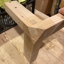 coupe effectuée mais ponçage de finition trop appuyé... le triangle n'est plus équilibré :(