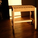 Banc et tressage en corde danoise