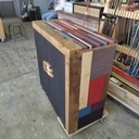 Meuble avec chuttes valchromat et chêne