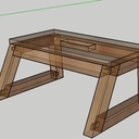 Un marche pied full frêne