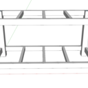 Etabli sans les plateaux