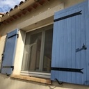 Volets après peinture