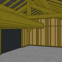 Garage en ossature bois