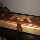 Fermeture languette de cuir