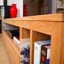 Meuble TV en chêne massif