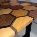 Table en nid d’abeille