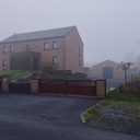 Portail et portillon en padouk