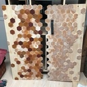 Bar à damier hexagonal