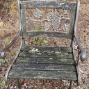 Raffaichisment des petits fauteuils du jardin ...!