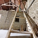 Un escalier de meunier droit sans prétention mais efficace!