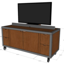 Meuble TV Bois / Métal