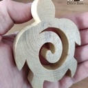 Tortue Déco en bois, fait main en chantournage