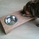 Support de gamelles pour chat ou chien