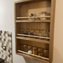 Étagère épice en chêne