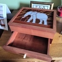 Une petite boîte en alisier