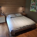 Ensemble lit + tables basses