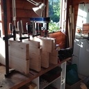 Bibliothèque chêne