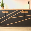 Un meuble avec poignée sur mesure