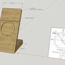 Faisons des économies. Support Iphone (jusqu'au 14 pro max) avec chargeur MagSafe
