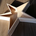 Un plateau étoilé et quelques questions de découpe d'angles