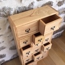 Meuble à tiroirs, type apothicaire