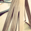 Maquette d'une demie-tour en chêne :)