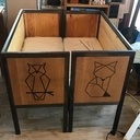 Deux berceaux cododo