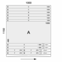 Table haute démontable pour expo & salon