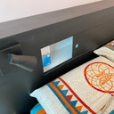 Tête de lit fonctionnelle pour chambre de "jeune" ado...