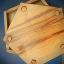 Petite boîte de rangement en merisier