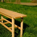 Banc en châtaignier