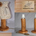 Lampe et lampes de chevets rondins