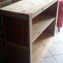 Meuble de salle de bain réalisé avec des palettes il me reste juste à le mettre en couleur