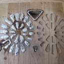 Dessous de plats bois et étain